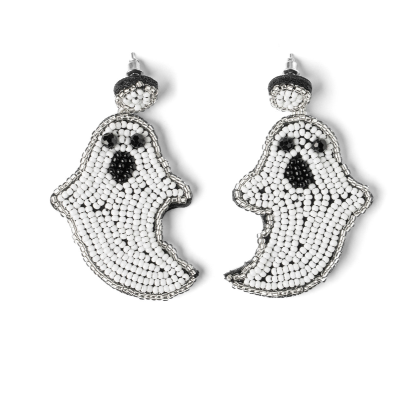 Beaded Earrings- Halloween