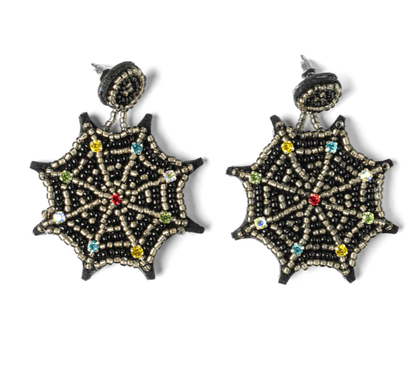 Beaded Earrings- Halloween