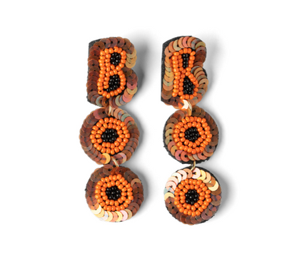 Beaded Earrings- Halloween