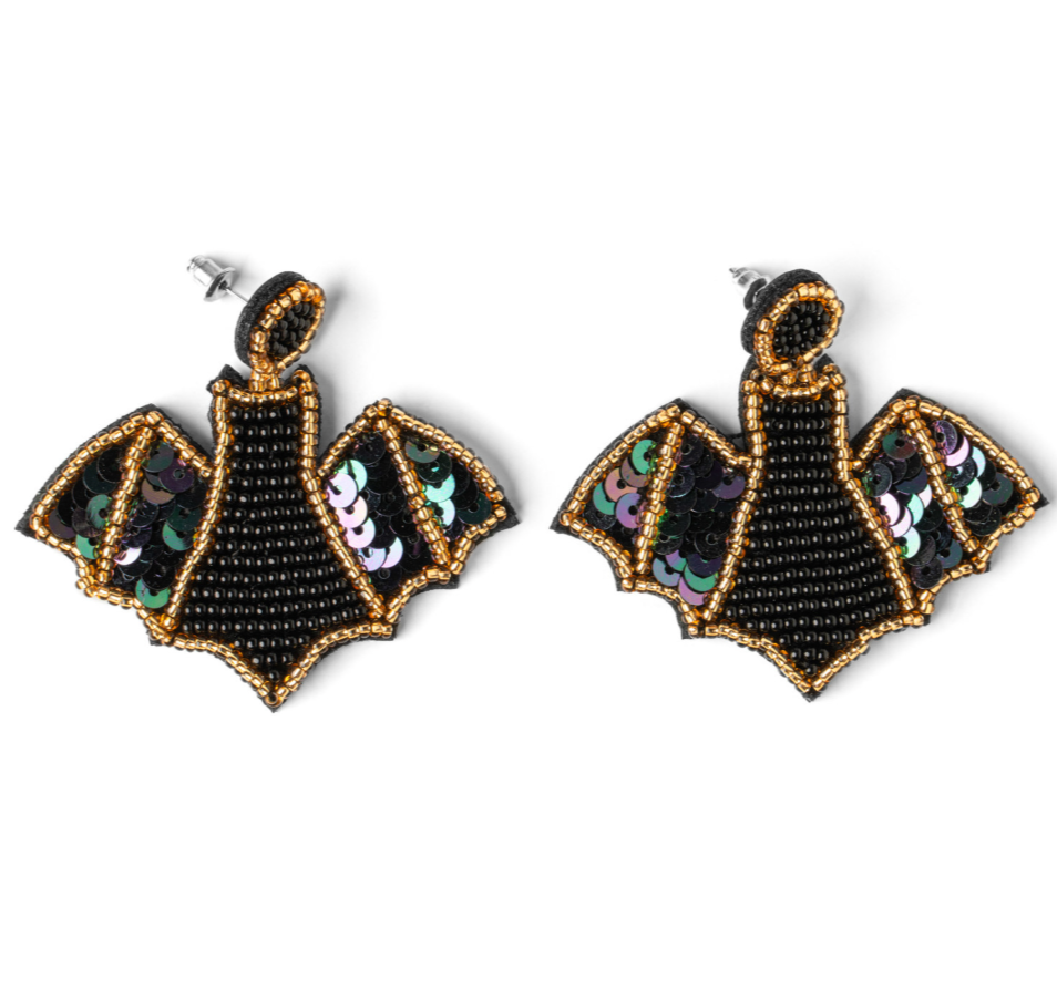 Beaded Earrings- Halloween