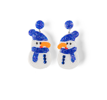 Beaded Earrings- Christmas