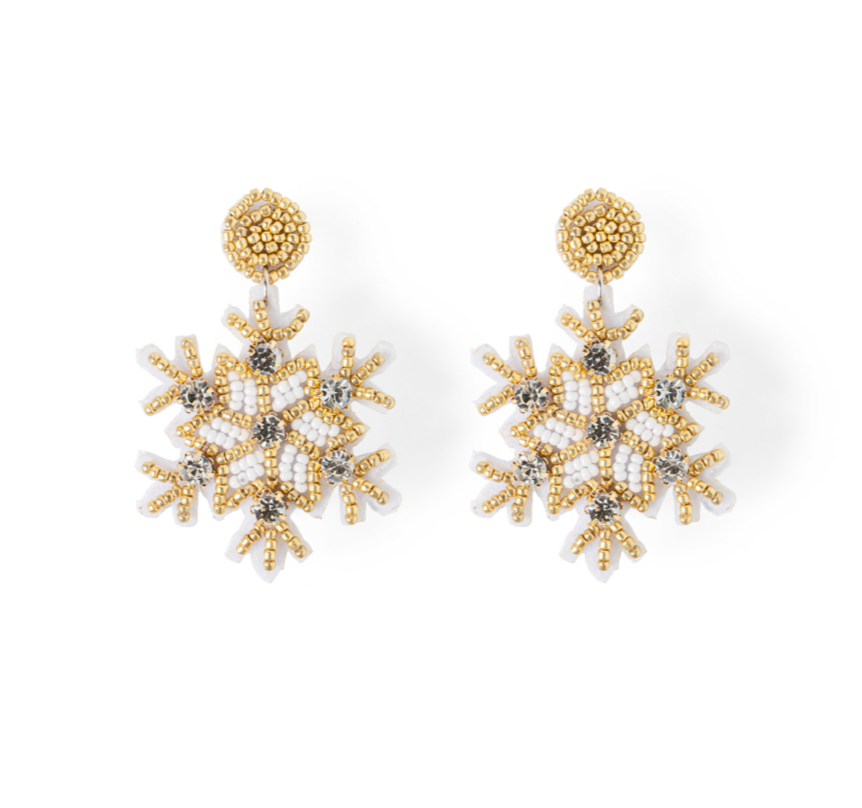 Beaded Earrings- Christmas