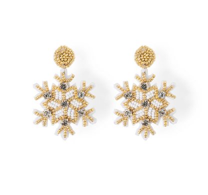 Beaded Earrings- Christmas