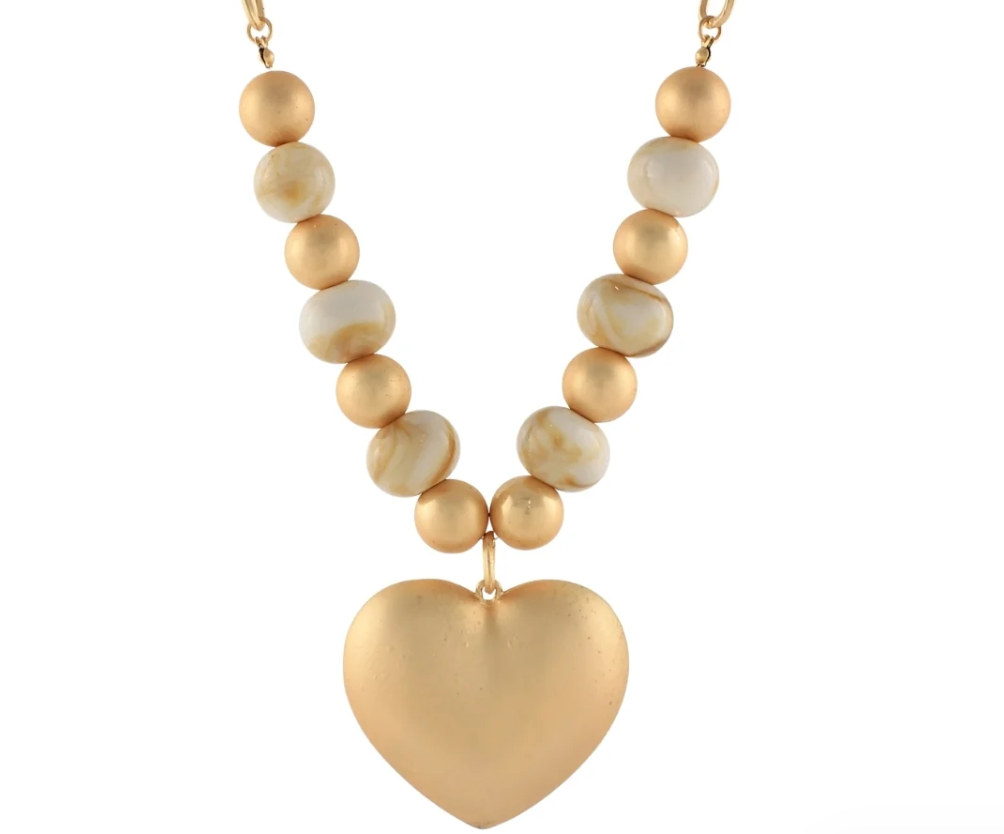 Puffy Heart Necklace