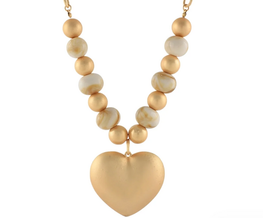 Puffy Heart Necklace