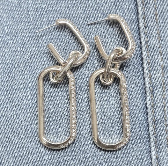 Chain Link Dangle Earrings