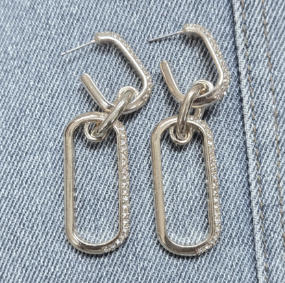 Chain Link Dangle Earrings
