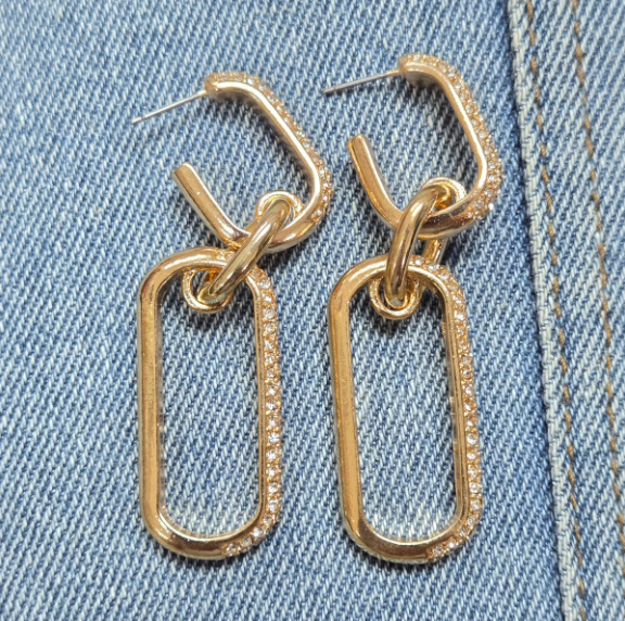 Chain Link Dangle Earrings