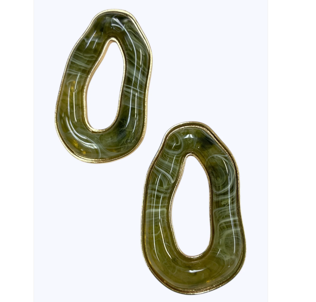 Organic Open Hoop Earrings