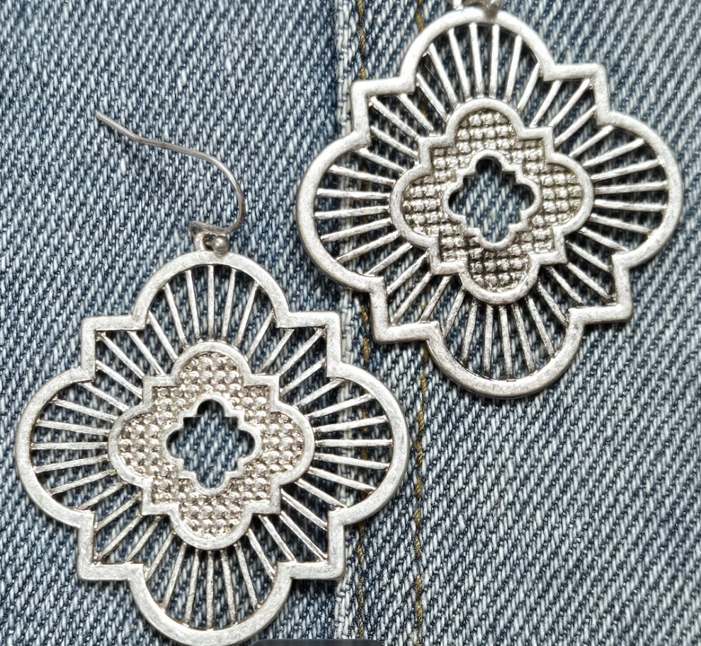 Clover Drop Dangle Earrings