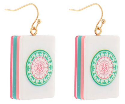 Mahjong Earrings