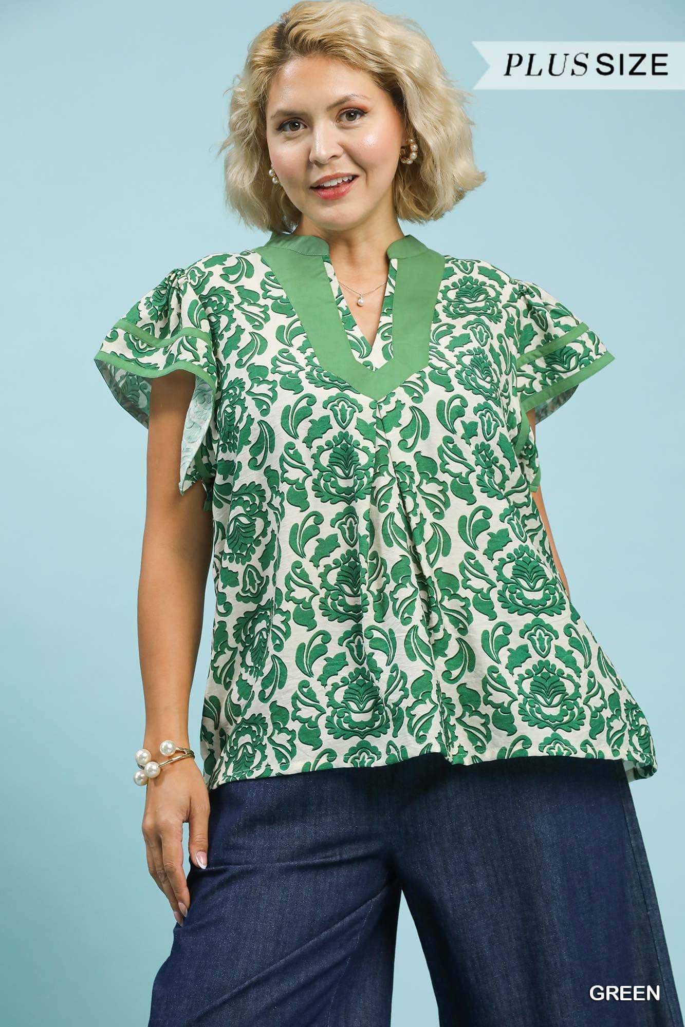 Abstract Print Top