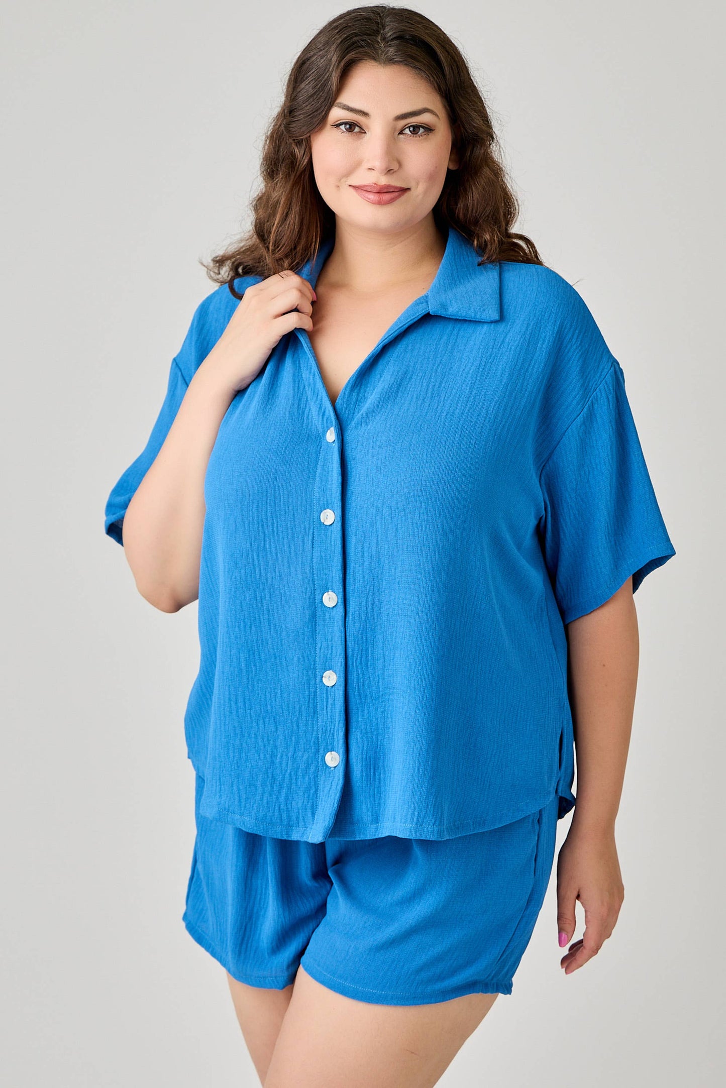 Linen Airflow Button Down Set