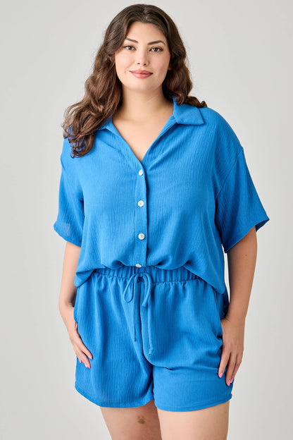 Linen Airflow Button Down Set
