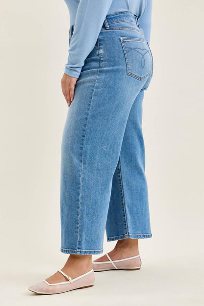 Claudia Ankle Wide Jeans