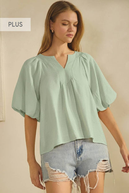 Puff Sleeve Blouse