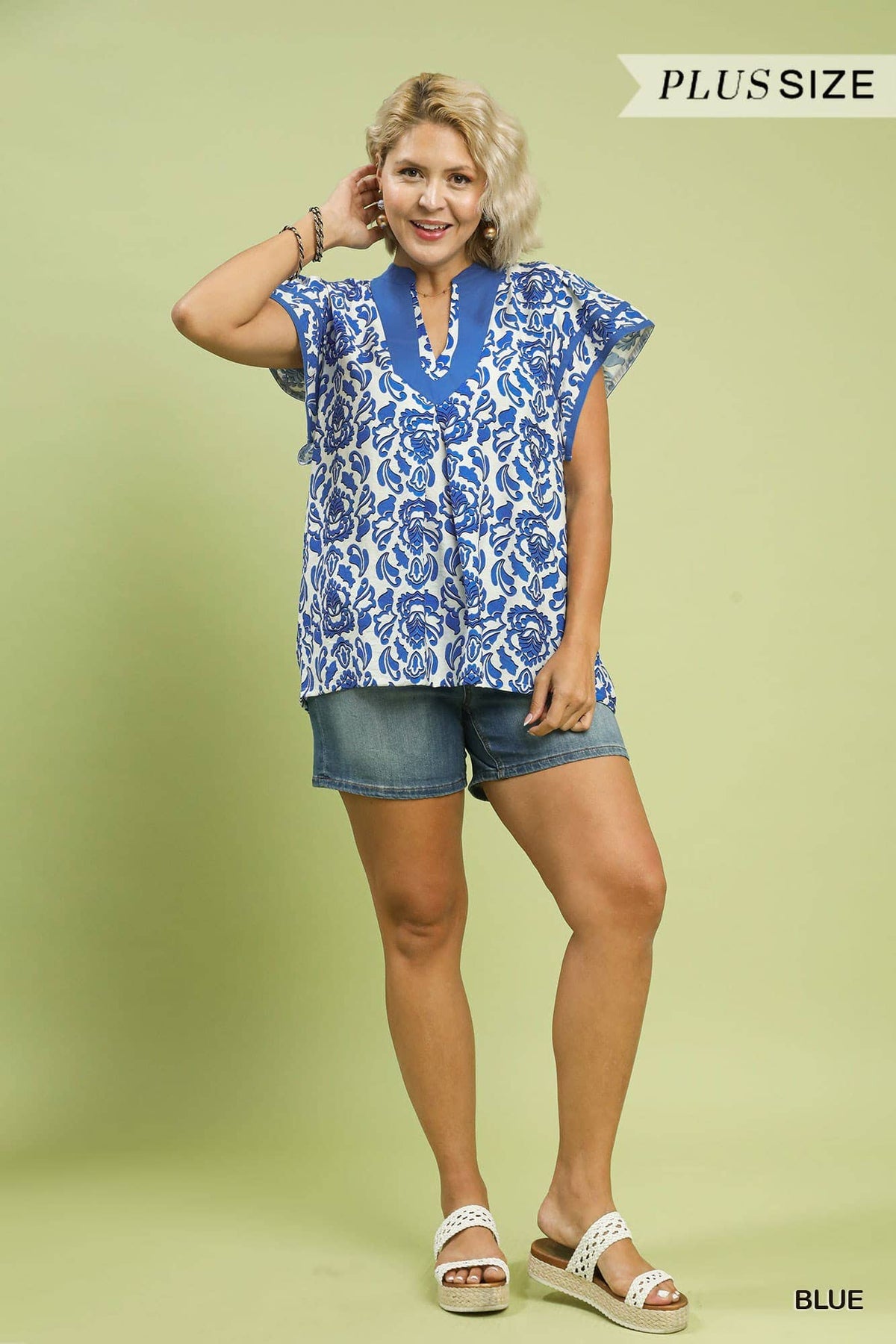 Abstract Print Top