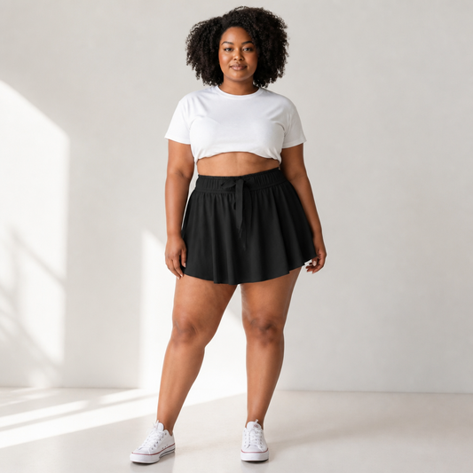 Flared Tennis Skort