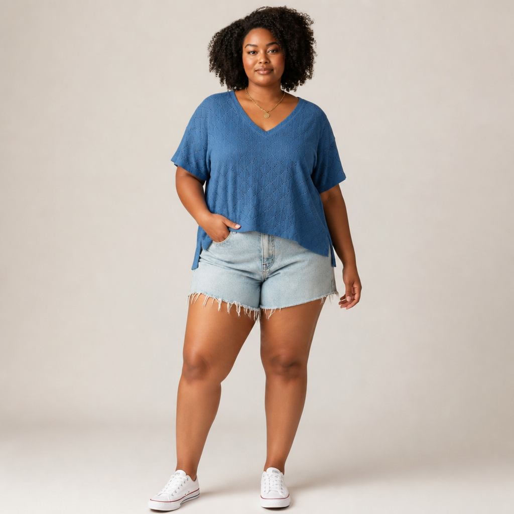 Pointelle Sweater