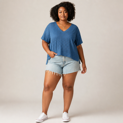 Pointelle Sweater
